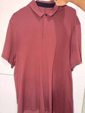 lululemon athletica Men's Short-Sleeve Polo - Dusty Rose